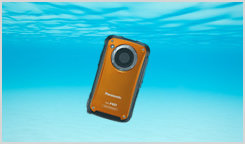 The HM-TA20 is a triple-tough design: waterproof, shock-proof and dustproof