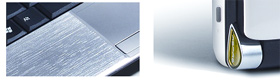 Stylish metallic detail featured on the D150 chassis