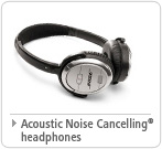 Acoustic noise-cancelling headphones by Bose®