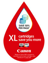 Canon XL ink cartridges
