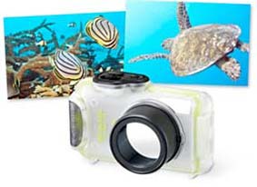 Waterproof case which provides water-resistance down to 3 metres