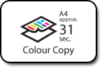 A4 Approx. 31 Sec. Colour Copy