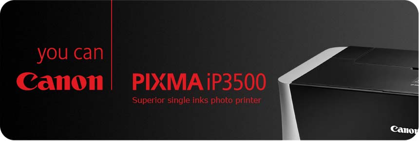Canon PIXMA iP3500 Banner