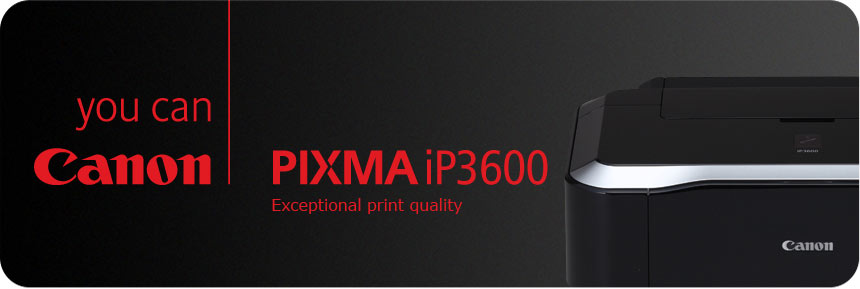 Canon PIXMA iP3600 Banner
