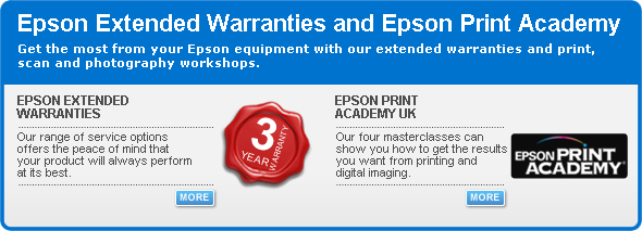 Epson Extended Warranties and Epson Print Academy