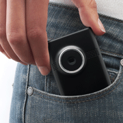 Pocket-sized design means you can take your MinoHD with you everywhere you go