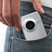 Pocket-sized design means you can take your MinoHD with you everywhere you go
