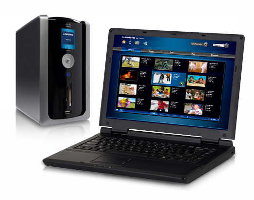 Linksys by Cisco Media Hub Interface On Your Laptop