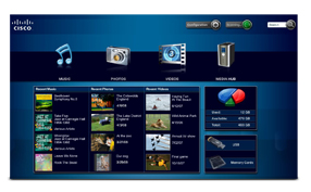Linksys by Cisco Media Hub Interface