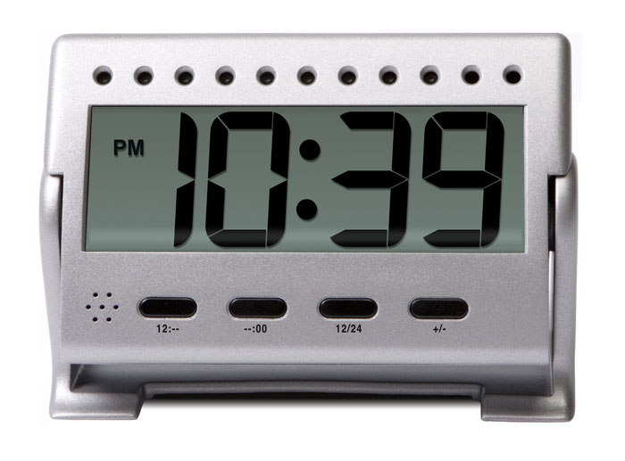 Logitech security camera clock front