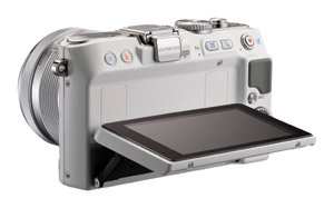 Tilting LCD makes life easy and composition simpler