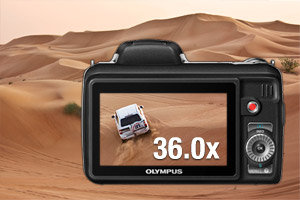 36x ultra-wide optical zoom