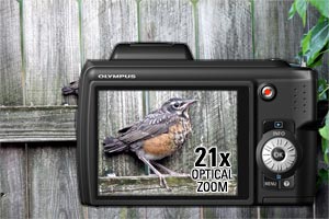 21x ultra-wide optical zoom for photo flexibility