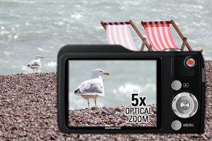 5x wide optical zoom