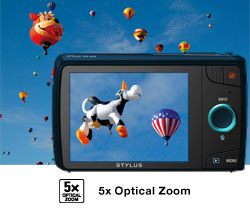 5x optical zoom
