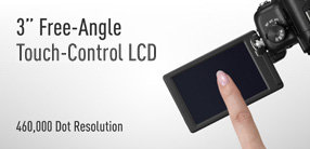The DMC-GH2 adopts touch-control shooting.