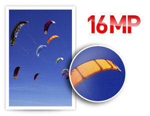 High-resolution, low-noise, true-to-life image reproduction