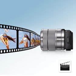 Direct your very own films with advanced high quality Full HD video with 16.1 megapixels.