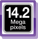 14.2 MP CCD Sensor