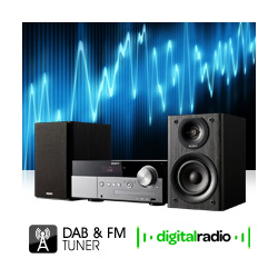 Unlimited choice of radio stations with built in Digital Radio