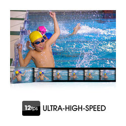 Ultra-high-speed 12 fps continuous shooting with Full-time Continuous AF thanks to Sony unique Translucent Mirror Technology