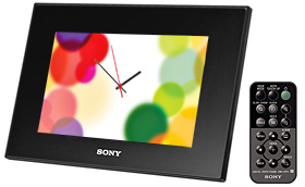 A range of clock and calendar views and a handy remote control make the frame practical as well as beautiful