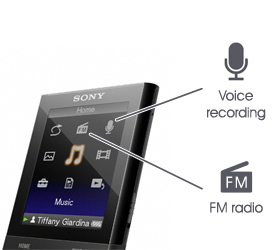 Voice and FM recording for capturing audio and broadcasts