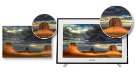 BRAVIA ENGINE 3 - Every picture is put through a digital perfecting process
