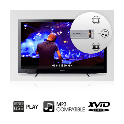 Connect your USB memory stick to share photos, watch films and listen to music.