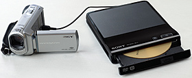 Connect DVDirect to your Handycam and with one touch you can burn everything on to blank discs for safekeeping, no PC required Connect DVDirect to your Handycam and with one touch you can burn everything on to blank discs for safekeeping, no PC required