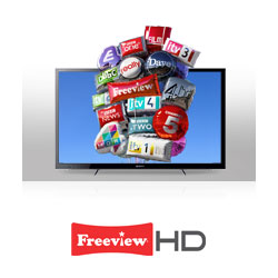 The built-in Freeview HD tuner means you can enjoy more channels in stunning pin-sharp clarity, totally free.**