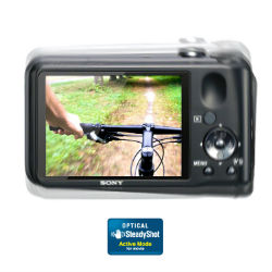 Optical SteadyShot for taking stable handheld pictures while walking.