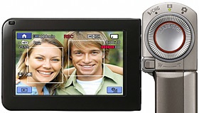 Smile Shutter automatically shoots still photos whenever your subjects smile, without interrupting your recording