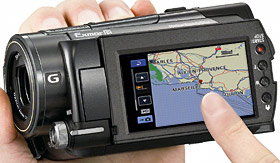 See the exact location of your clips and still images with GPS mapping