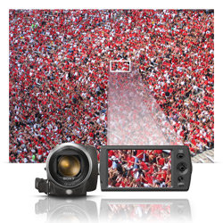Capture the action with the 50x optical zoom.