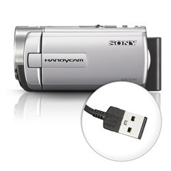 A built-in USB cable allows for quick and easy uploading.