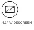 4.3-inch Widescreen