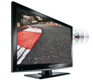 DL502 series is a LED TV with built-in DVD player