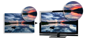 The unique technology of BRAVIA ENGINE 3 optimises the quality of every single scene