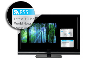 AppliCast™ brings live internet feeds to your screen while you watch TV