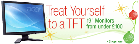 Treat yourself to a TFT for Christmas -- 19-inch from under �100