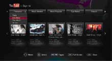 YouTube Interface