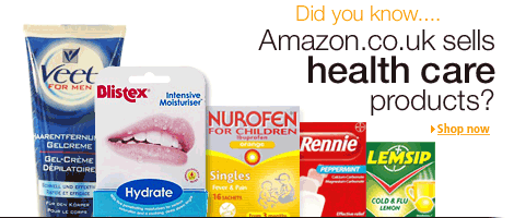 Amazon.co.uk sells health care products