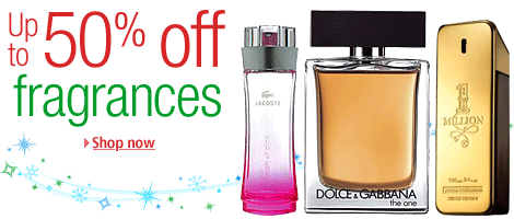Up to 50% off women's fragrances