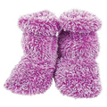 Aroma Home Fluffy Microwavable Feet Warmers - Purple