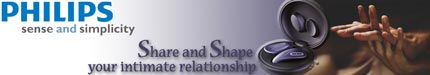 Philips intimate massager banner