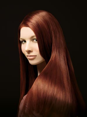 Hair after using Straight in a Stroke