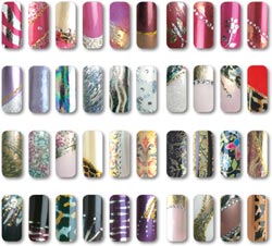 Nail design illustrations