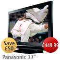 Panasonic TH-37PX8BA 37" Widescreen Plasma TV - HD Ready with Freeview 