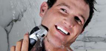 Shaving in the shower